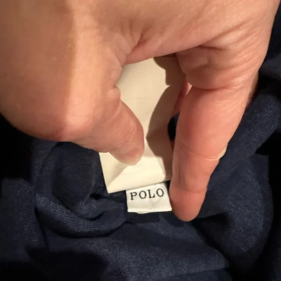 Ralph Lauren Polo 1/4 Zip Blue Sweater Sz XLT - Picture 5 of 7